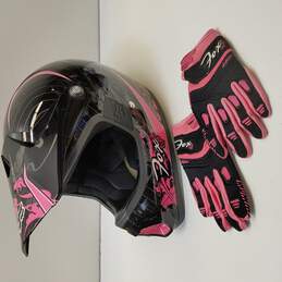 TracePro Jr. Helmet Racer Pink Size KS Kids Small alternative image