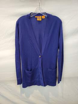 Tory Burch Long Sleeve Button Up Wool Cardigan Sweater Women's Size S