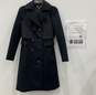 Burberry Double Breasted Dark Navy Blue Coat image number 1