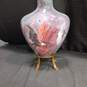Ted Blaylock Painted Porcelain Art Vase w/Stand image number 2