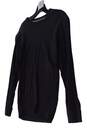 Mens Black Long Sleeve Crew Neck Casual Pullover T-Shirt Size Small image number 2