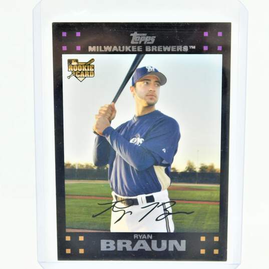 2007 Ryan Braun Topps Rookie Milwaukee Brewers image number 1
