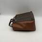 Michael Kors Womens Brown Signature Print Inner Pocket Zipper Tote Bag Purse image number 4