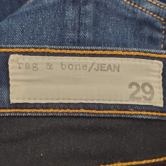 Rag & Bone Women Blue Skinny Jeans Sz 29 image number 3