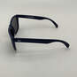 Mens Blue Full Rim Water Friendly Stylish Square Sunglasses With Dust Bag image number 4
