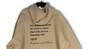 NWT Womens Beige Graphic Print Long Sleeve Pockets Pullover Hoodie Size 3XL image number 4