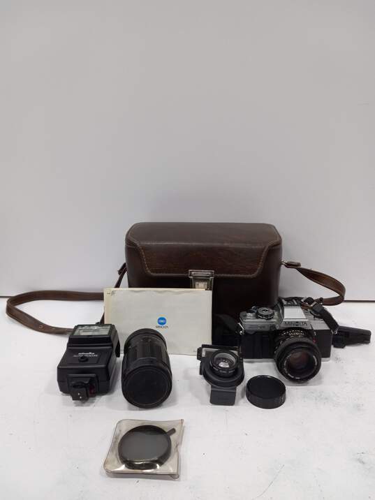 Minolta Camera w/ Assorted Accessories image number 1