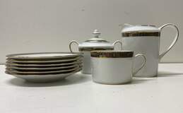 Bernardaud Limoges France 9 pc Madison Platine Porcelain Tea Set Replacements