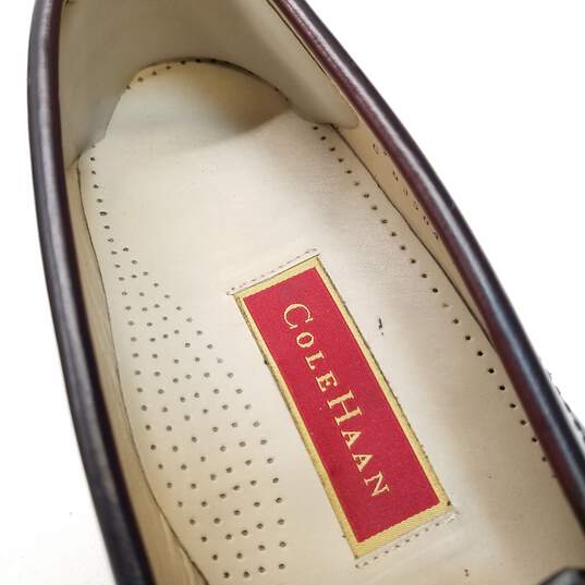 Cole Haan Red Leather Pinch Penny Loafer Men's Size 7D image number 7