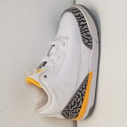Nike Air Jordan 3 Retro White Toddler Shoes Size 8C