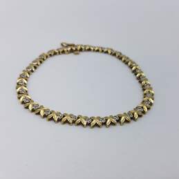 10k Gold 32 Diamond Bracelet 6.8g