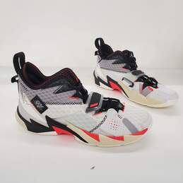 Nike Jordan Why Not Zer0.3 White Bright Crimson 'Unite' Men's Sneakers Size 11 alternative image