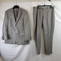 Calvin Klein Men Grey 2PC Suit 46L