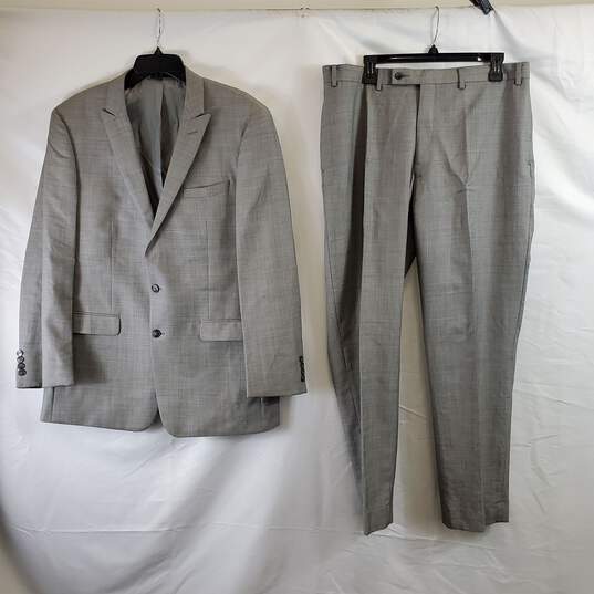 Calvin Klein Men Grey 2PC Suit 46L image number 1