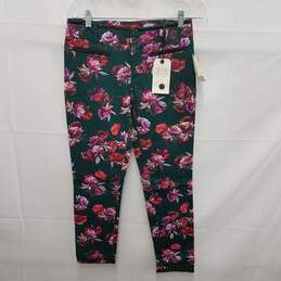 NWT Anthropologie WM'S Petites Cartonnier Floral Trousers Size 2