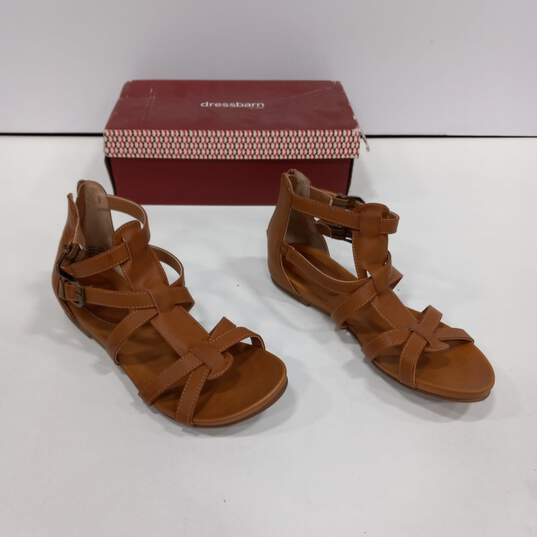 Dressbarn Mikki Gladiator Style Sandals Size 8 image number 1