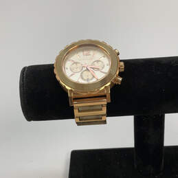 Designer Michael Kors MK5791 Gold-Tone Chronograph Dial Analog Wristwatch