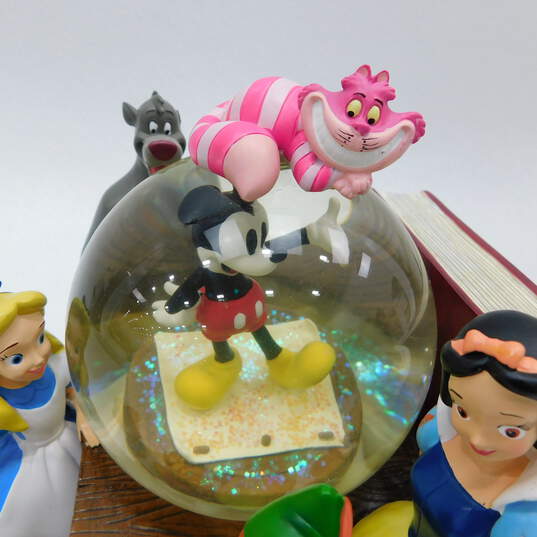 Disney Through The Years Vol. 1 Musical Snow Globe Bookend image number 3