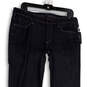 NWT Womens Blue Denim Dark Wash Pockets Stretch Straight Leg Jeans Size 31 image number 3