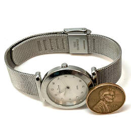 Designer Skagen 107SSSD Silver-Tone Mesh Strap Round Dial Analog Wristwatch alternative image