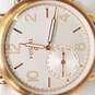 Fossil Q NDW2D Tailor Gold Tone W/ Nude Band Hybrid Watch image number 2