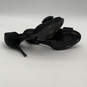 NIB Womens Black Peep Toe Slip-On Stiletto D'Orsay Heels Size 9 M image number 6
