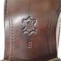 Giorgio Brutini Handcrafted Vero Cuoio Men's Size 8 Brown Leather Upper Slip-On Shoes image number 3