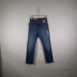 NWT Mens 501 Original Fit Medium Wash Denim Straight Leg Jeans 27X30