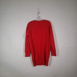 NWT Womens V-Neck Long Sleeve Pullover Tunic Sweater Size Large alternative image