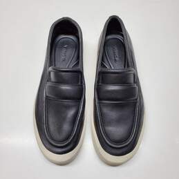 Vince Adults Black Leather Slip-On Shoes Size 7.5