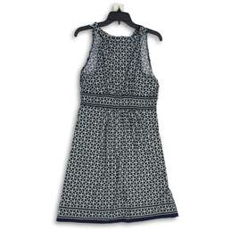 NWT Max Studio Womens Multicolor Geometric V-Neck Sleeveless A-Line Dress Size L alternative image