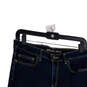 Womens Blue Denim Dark Wash Pockets Stretch Skinny Leg Jeans Size 10 image number 3