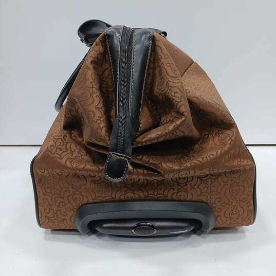 Reba Brown Wheeled Duffle Bag image number 3