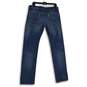 Womens Blue Denim Stretch Medium Wash Pockets Straight Leg Jeans Size W33 L32 image number 2