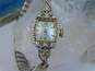 Ladies Vintage Bulova 14K White Gold 0.28 CTTW Diamond Case 23 Jewels Wrist Watch 16.0g image number 1