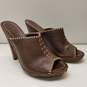 True Religion Leather Stitch Sandals Brown 8 image number 3