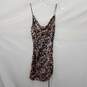 NWT Top Shop 100% Polyester Leopard Blouse Dress Size 2 image number 2