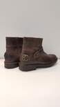 Franco Fortini Borris Brown Leather Ankle Zip Boots Men's Size 8 M image number 4