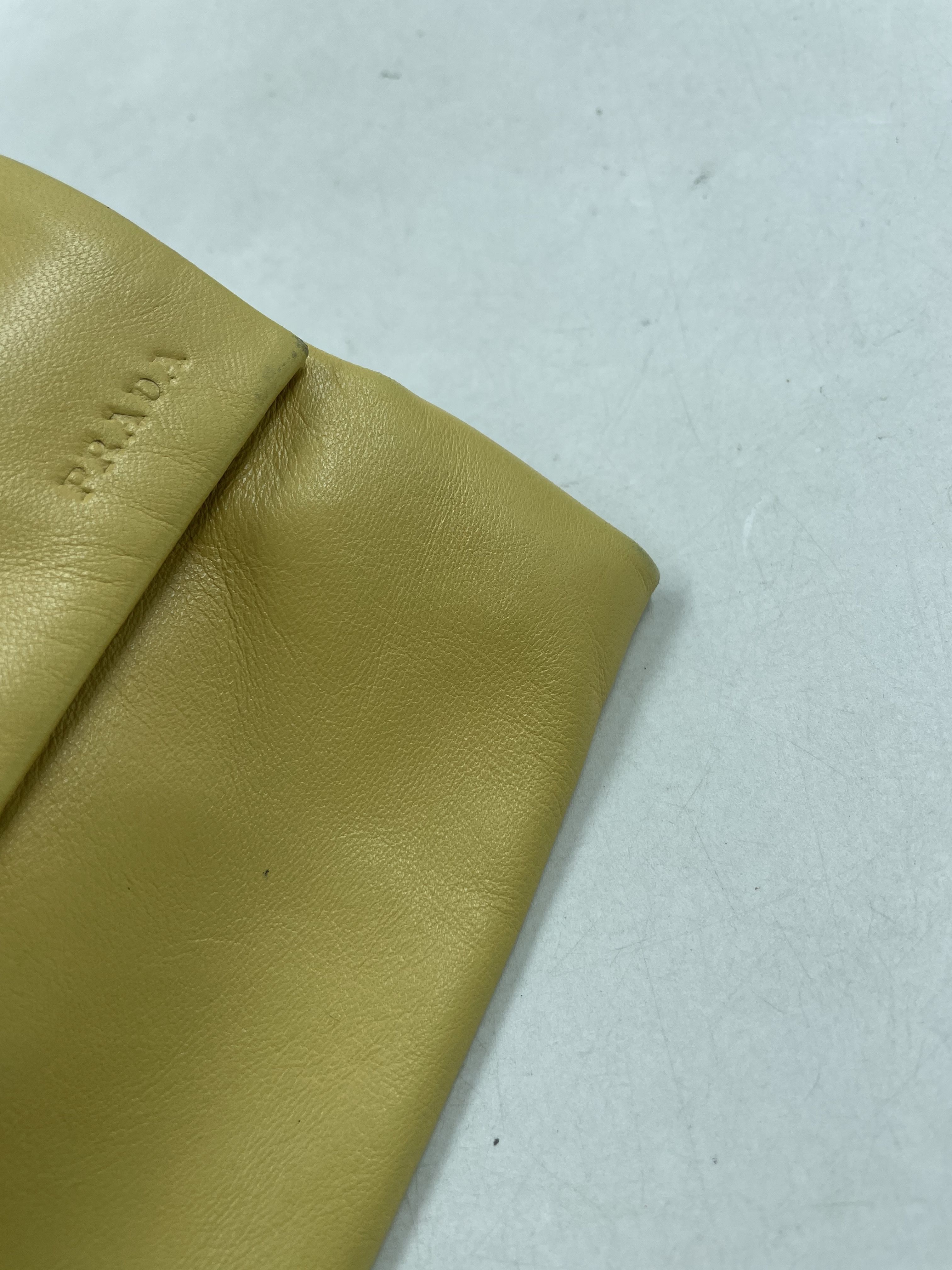 Prada Saffiano-Trimmed Light Calf Duet Bucket Bag - Yellow Bucket Bags,  Handbags - PRA918318 | The RealReal