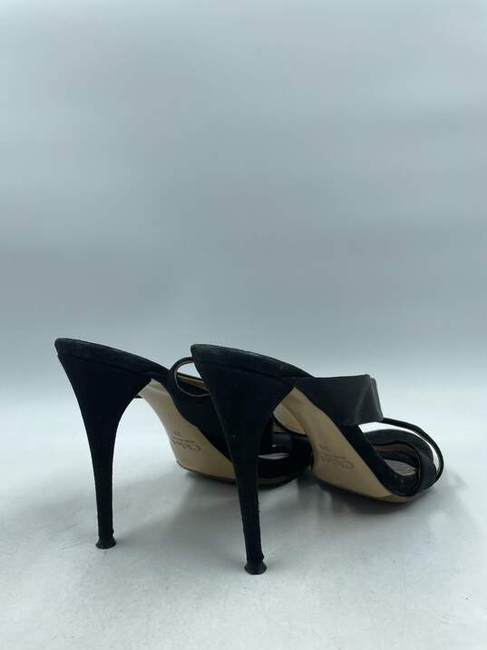 Chloé Black Slingback Sandals W 9 COA image number 4
