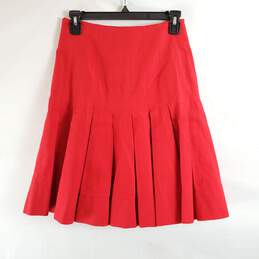 Ralph Lauren Women Red Skirt Sz 2 alternative image