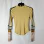 Free People Women Yellow Thermal Sweater sz XS image number 1