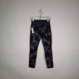 Womens Floral Dark Wash 5 Pocket Design Skinny Leg Jeans Size 25