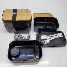 2x Grub2Go Lunch Premium Bento Boxes New (A) alternative image