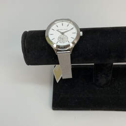 Designer Michael Kors MK-3919 Silver-Tone White Dial Analog Wristwatch