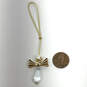 Designer Swarovski Gold-Tone Crystal Holiday Magic Angel Ornament image number 3