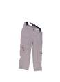 Womens Gray Flat Front Pockets Straight Leg Casual Capri Pants Size 4 image number 2