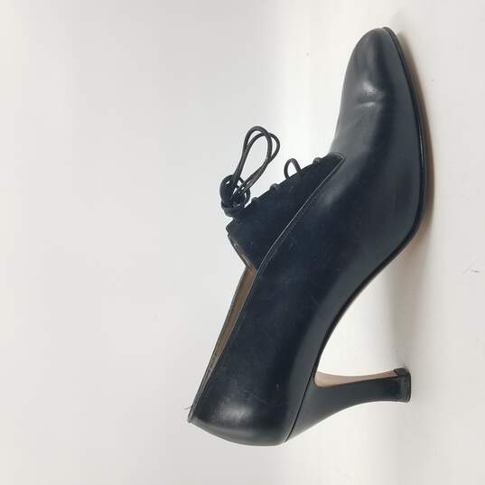 Salvatore Ferragamo Oxford Shoes Women's Sz 7.5AA Black image number 1