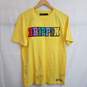 Hudson Outerwear yellow DRIPPIN applique letters t shirt size L image number 1