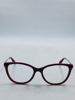 D&G Burgundy Oval Eyeglasses alternative image
